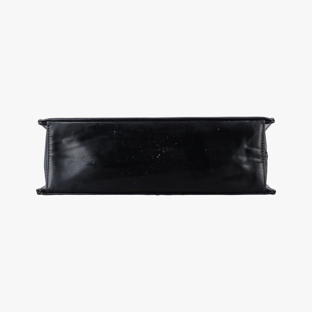 Chanel CC Snake Chain Flap Black Enamel — view 3