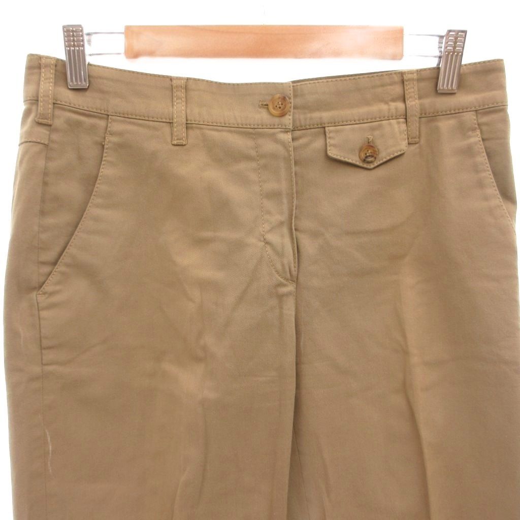Prada Chinos Pants Straight Cotton 42 Brown — view 3