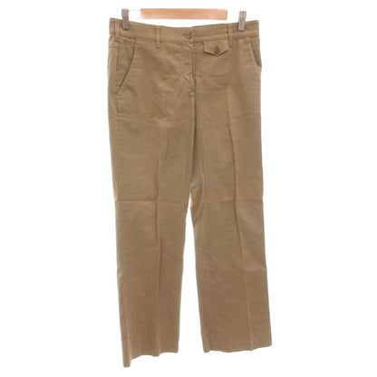 Prada Chinos Pants Straight Cotton 42 Brown