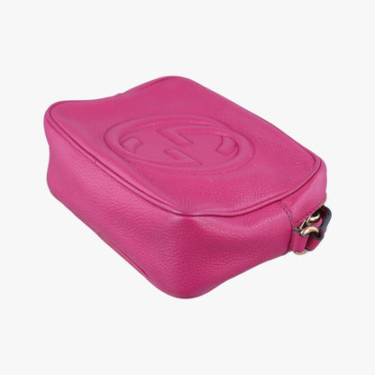 Gucci Soho Rose Red Leather Messenger Bag — view 4