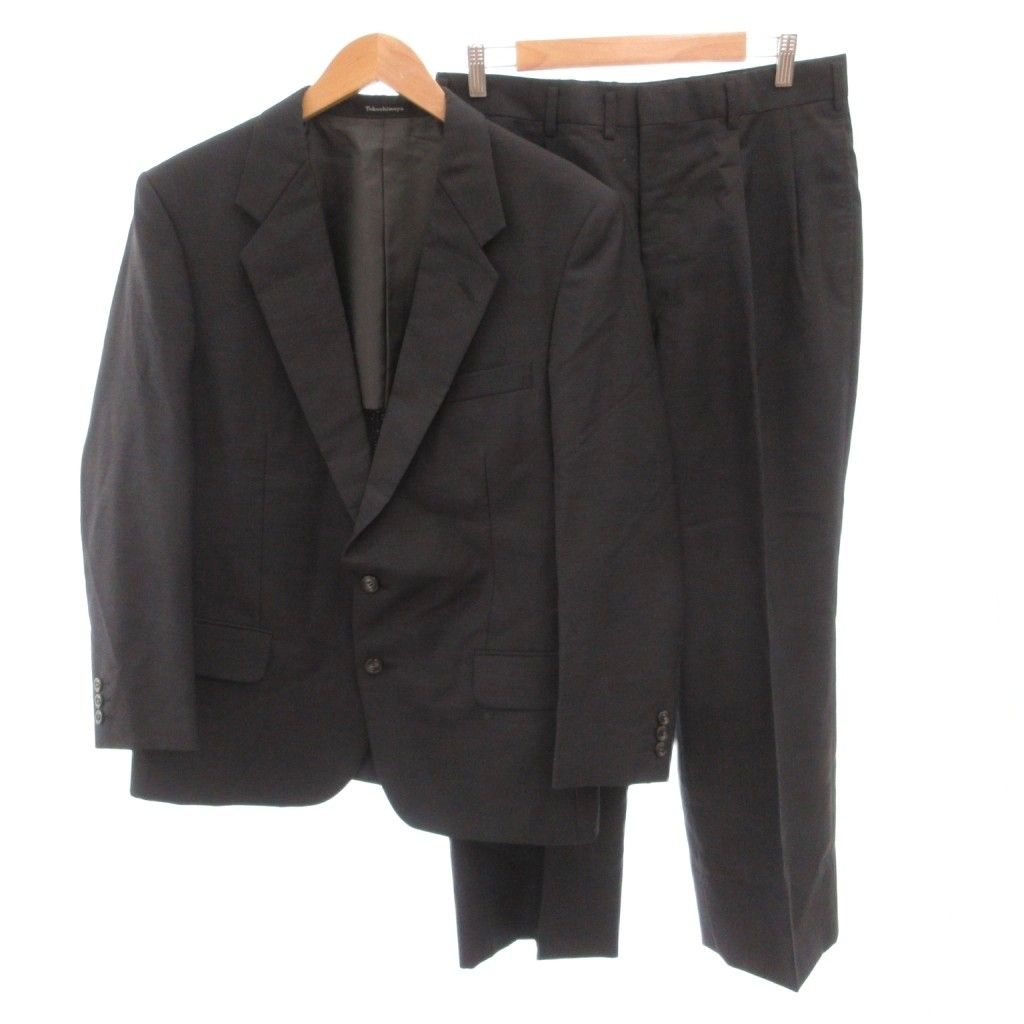 Saint Laurent Yves Set Suit Business Jacket Pants Wool Mohair Blend 98 Gray