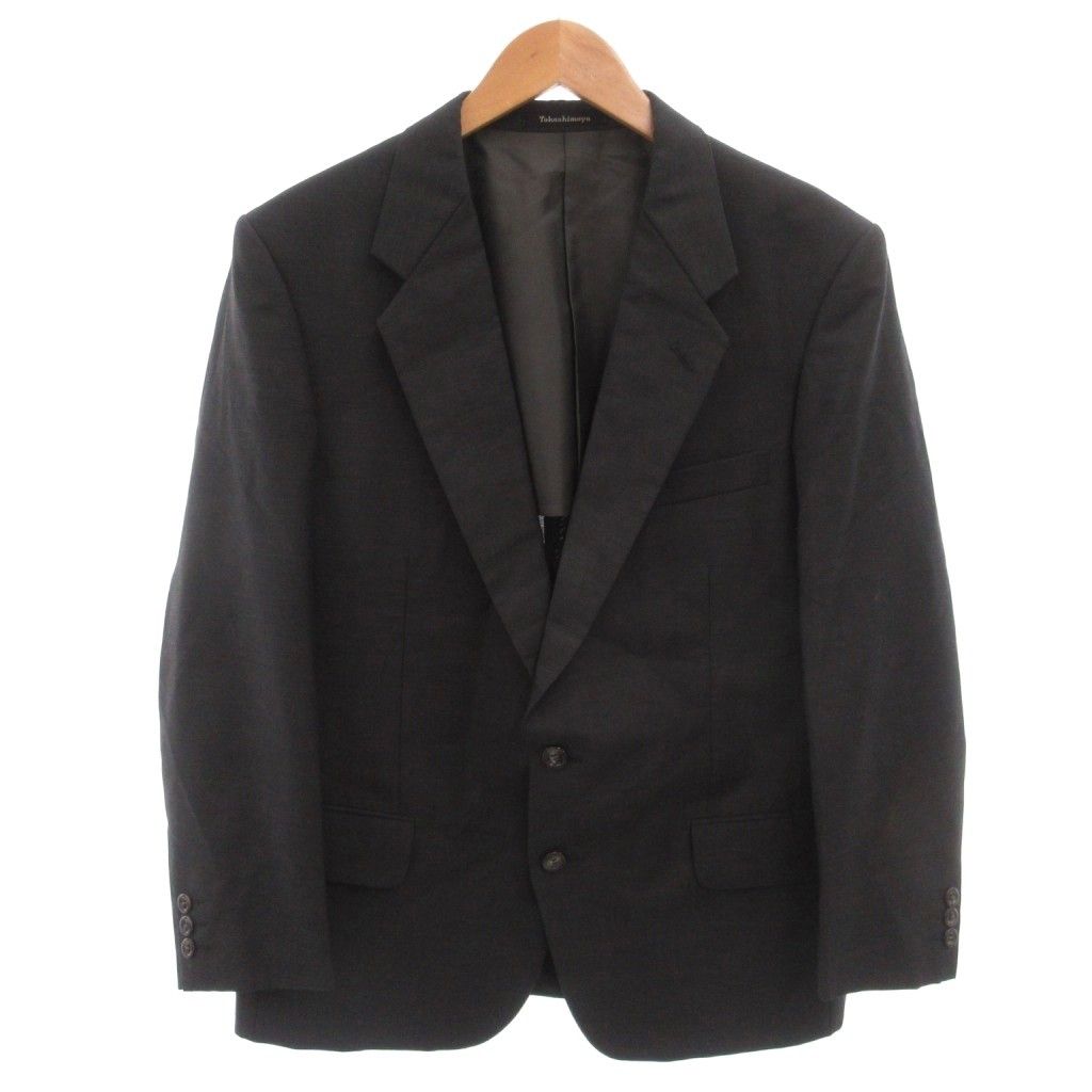 Saint Laurent Yves Set Suit Business Jacket Pants Wool Mohair Blend 98 Gray — view 2