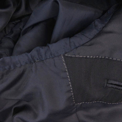 Saint Laurent Yves Set Suit Single Jacket Pants Striped Wool 98 Navy — view 8