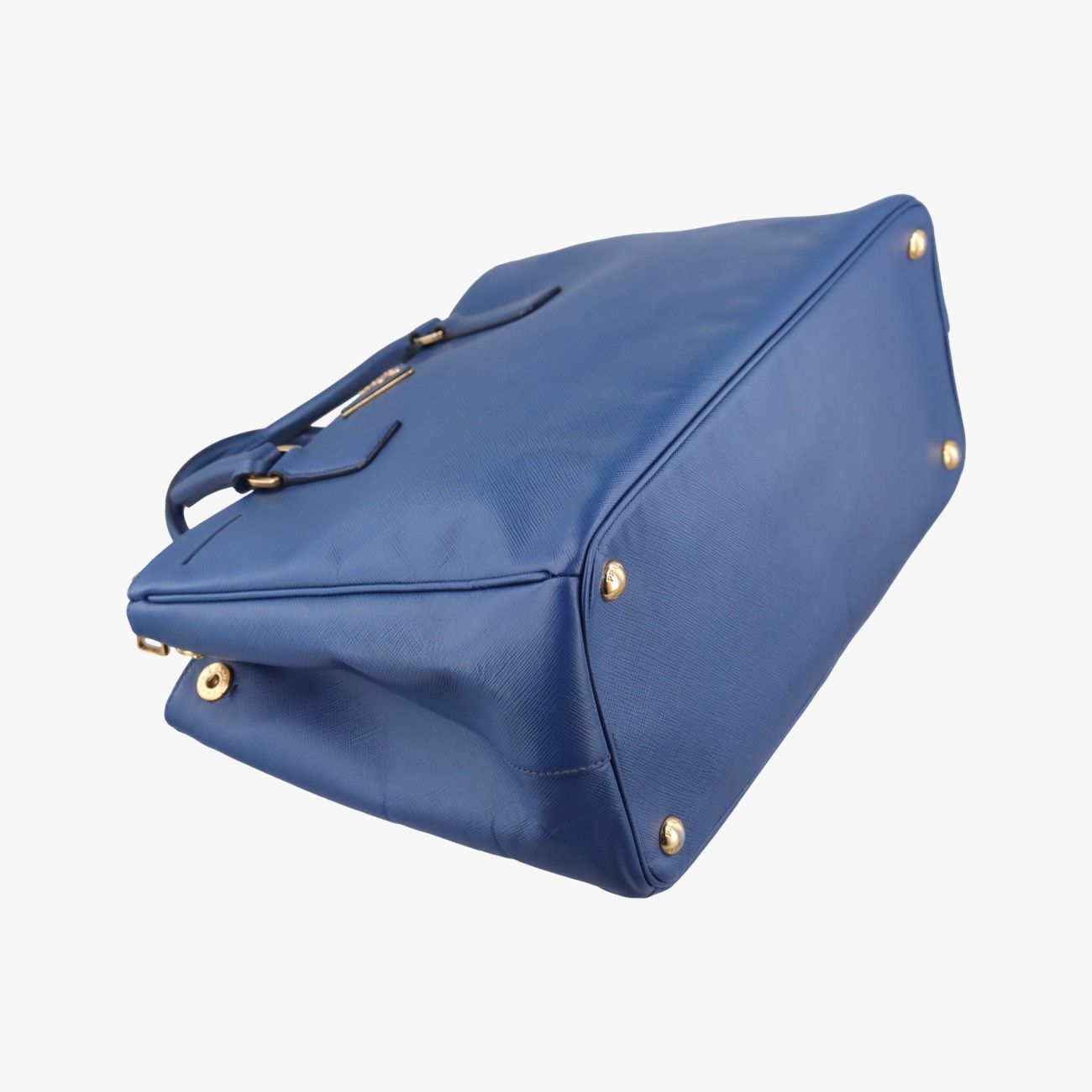 Prada Galleria Blue Saffiano Leather 113 12 Messenger Bag — view 5