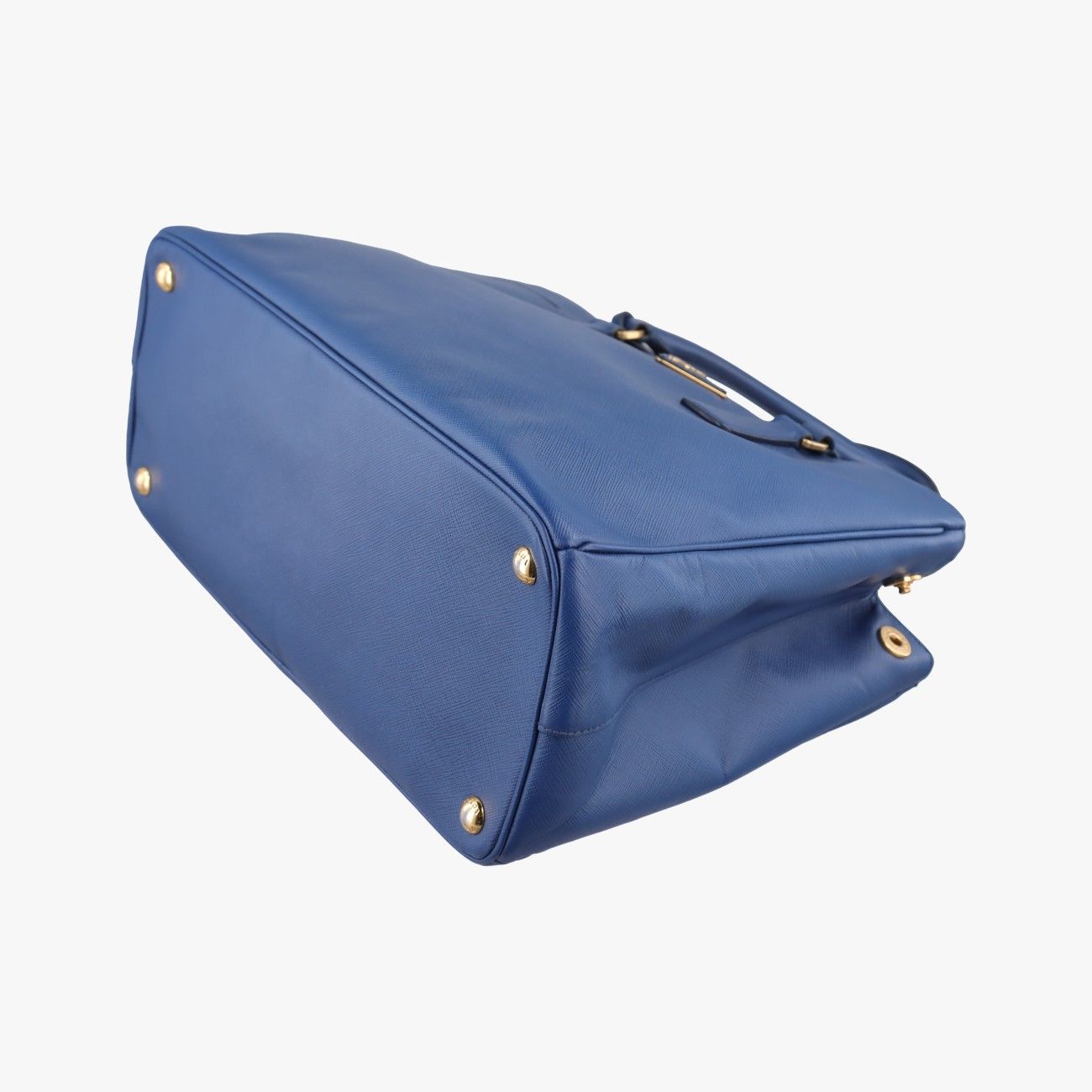 Prada Galleria Blue Saffiano Leather 113 12 Messenger Bag — view 4