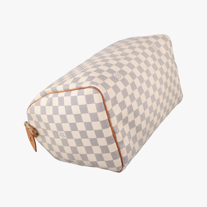 Louis Vuitton Speedy 30 Azur Damier Canvas Handbag — view 7