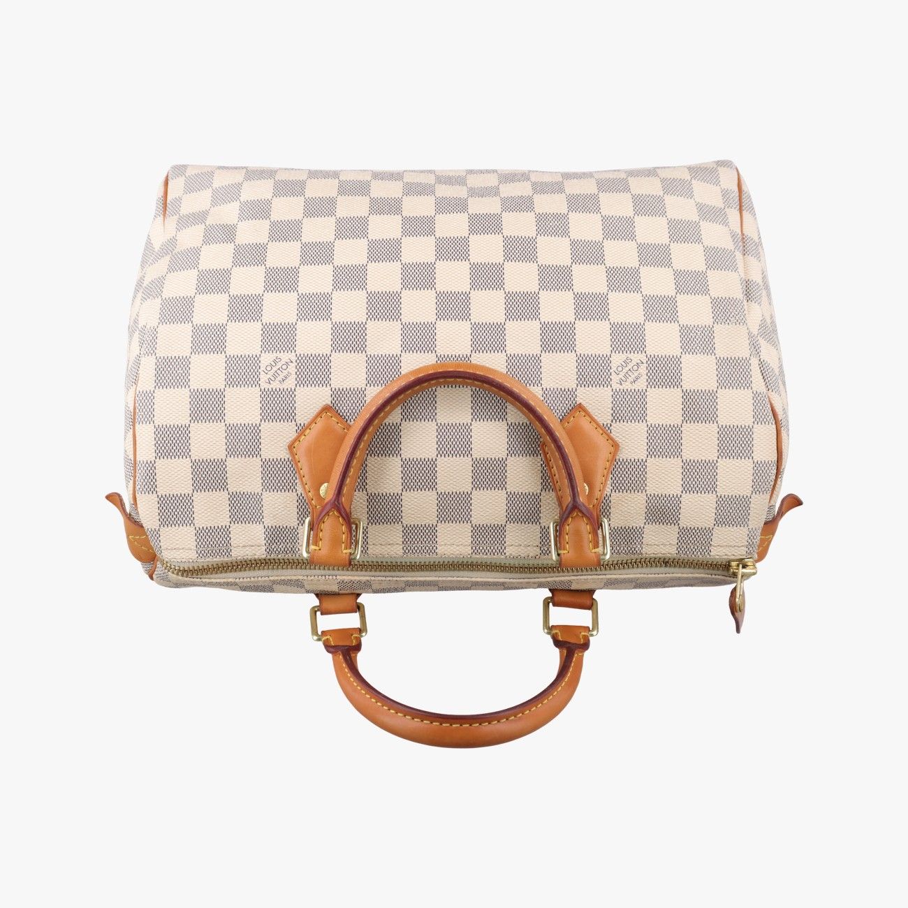 Louis Vuitton Speedy 30 Azur Damier Canvas Handbag — view 8
