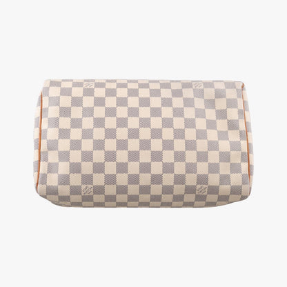 Louis Vuitton Speedy 30 Azur Damier Canvas Handbag — view 3