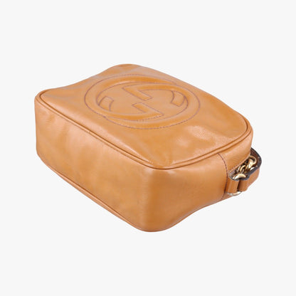 Gucci Soho Yellow Patent Messenger Bag — view 4