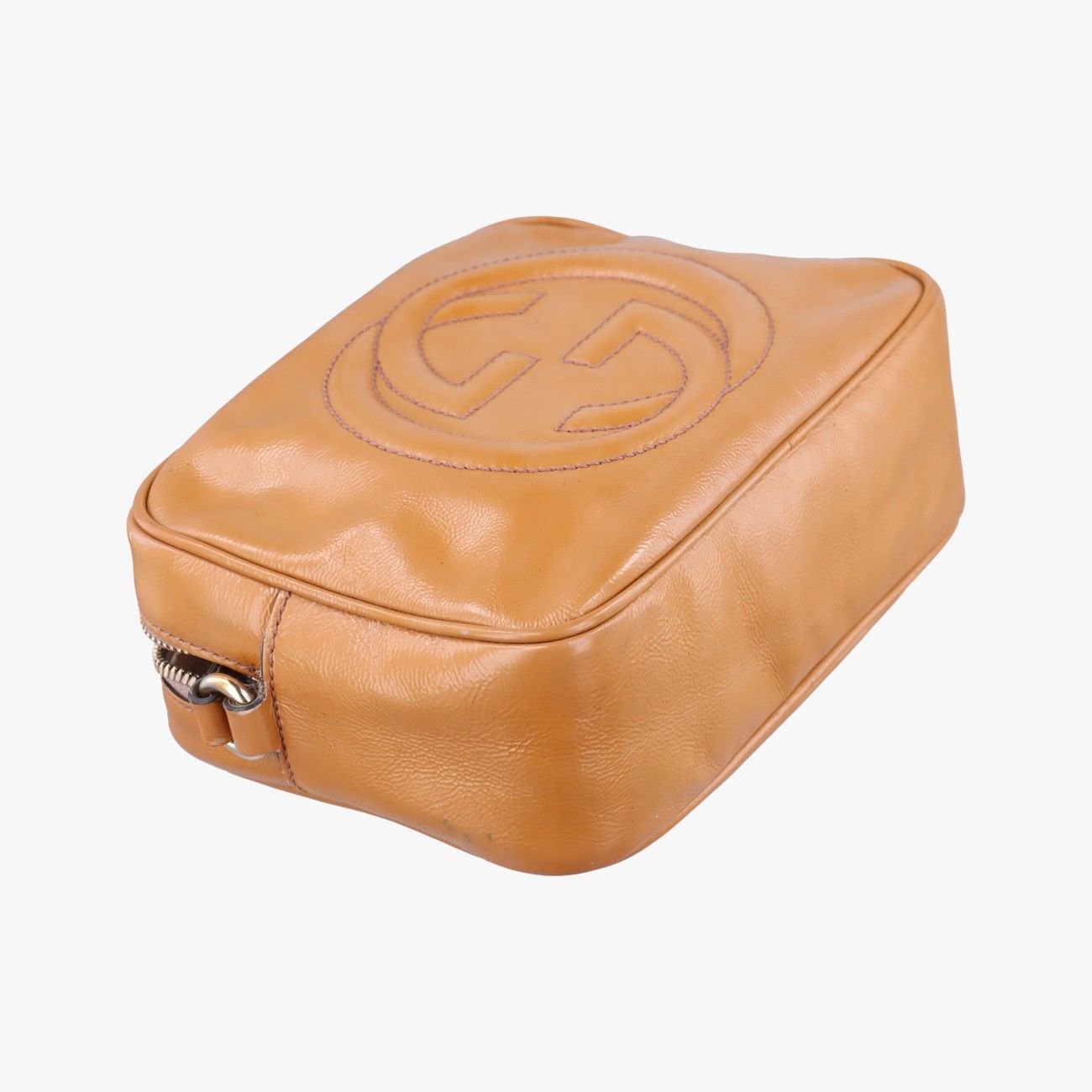 Gucci Soho Yellow Patent Messenger Bag — view 5