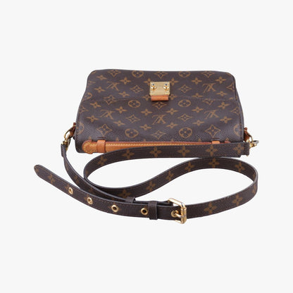 Louis Vuitton Pochette Metis MM Monogram Brown Canvas Handbag — view 8