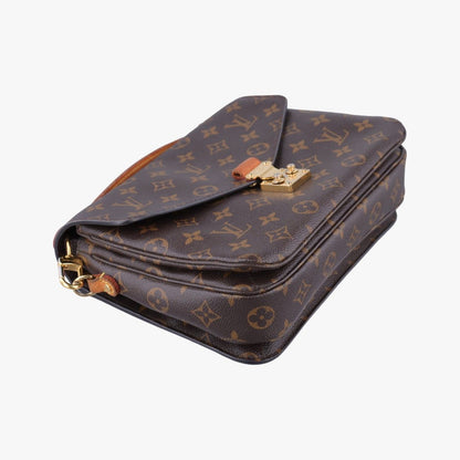 Louis Vuitton Pochette Metis MM Monogram Brown Canvas Handbag — view 5