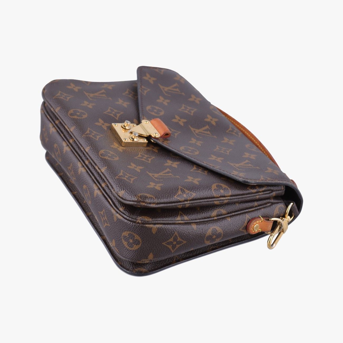 Louis Vuitton Pochette Metis MM Monogram Brown Canvas Handbag — view 4