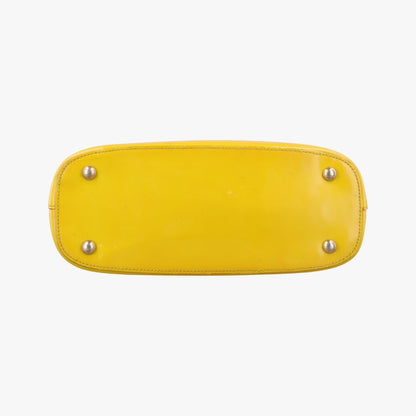 Gucci Bright Bit Yellow Patent Handbag — view 3