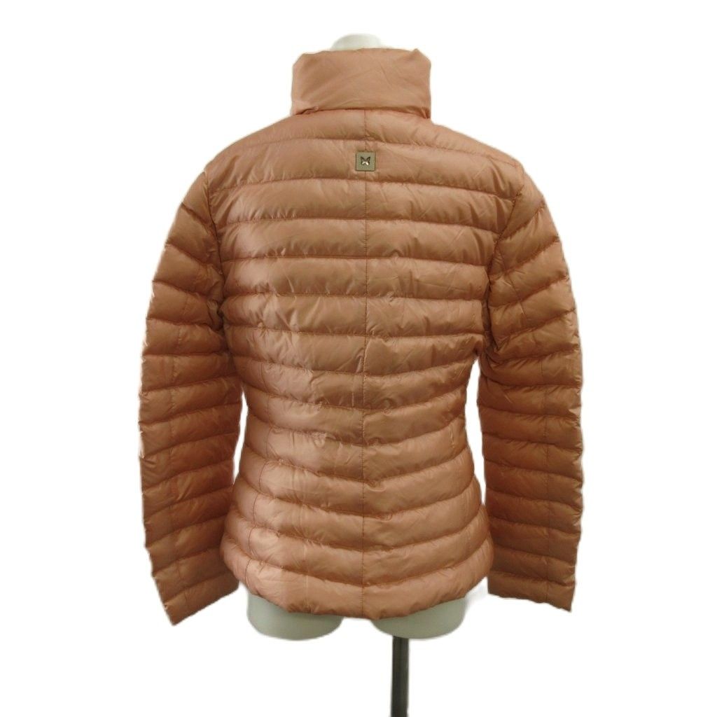 Max Mara Weekend Line Tagged Down Jacket 40 Pink Stand Collar Long Sleeve PP — view 2