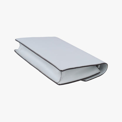 Fendi Is Envelope Gray Leather Messenger Bag — view 6