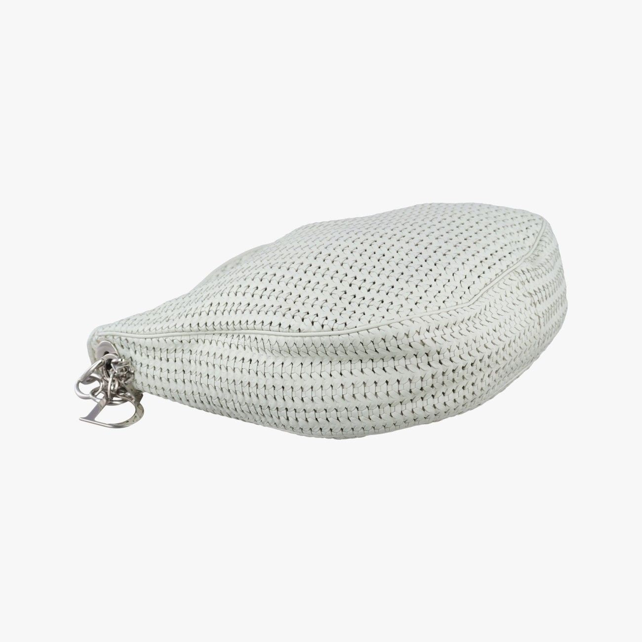 Dior Soft Lady Hobo White Lambskin — view 5