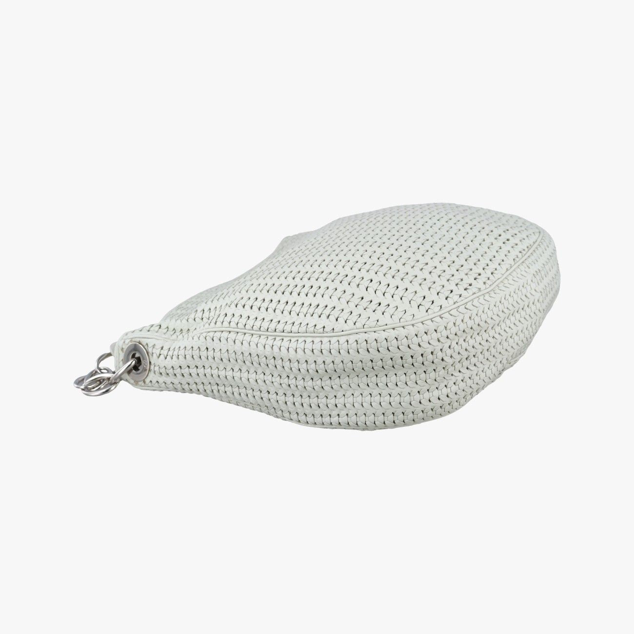 Dior Soft Lady Hobo White Lambskin — view 7