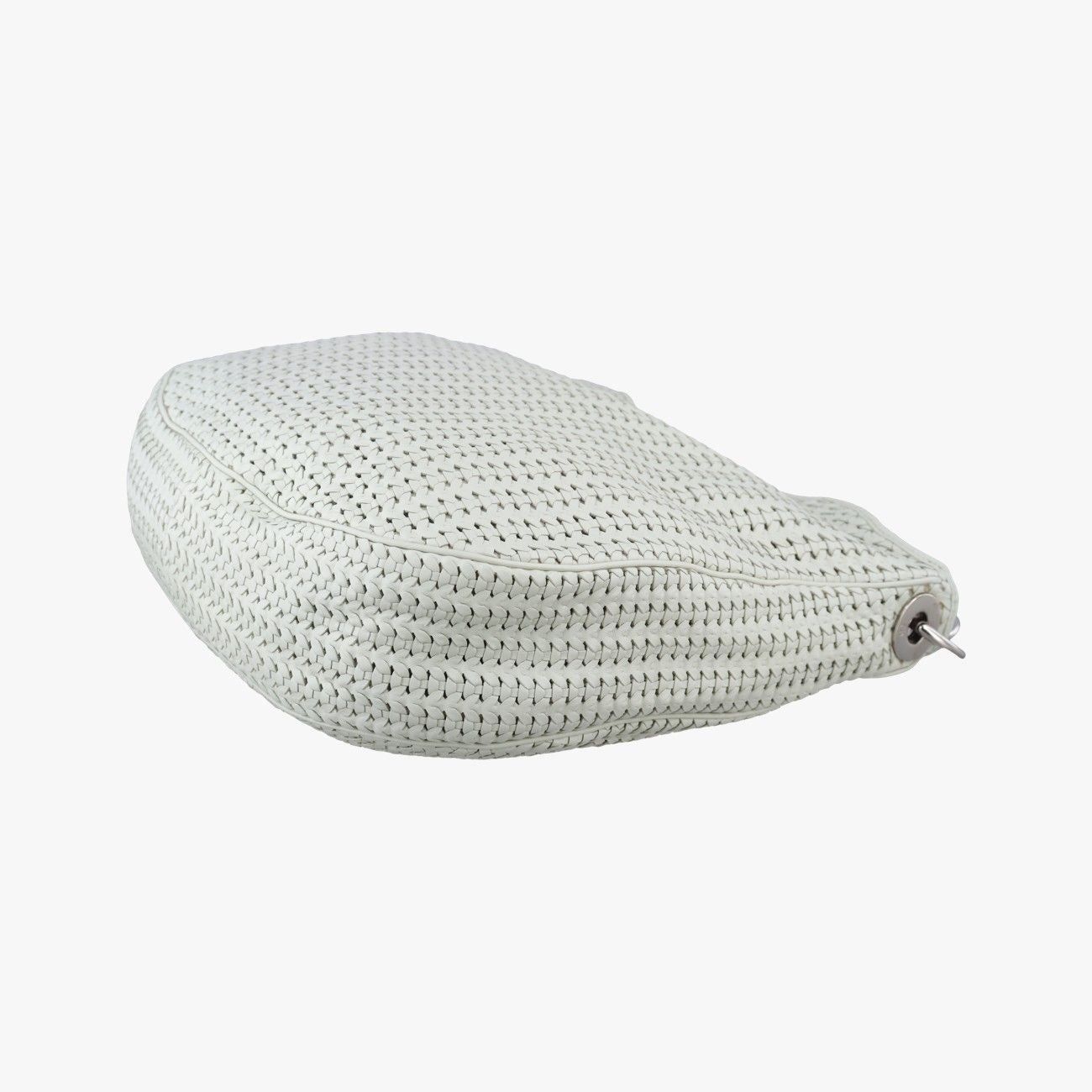 Dior Soft Lady Hobo White Lambskin — view 4