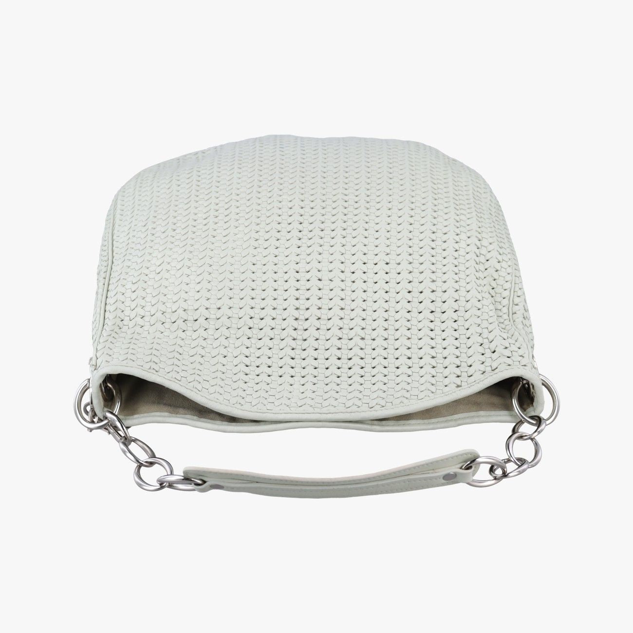 Dior Soft Lady Hobo White Lambskin — view 8