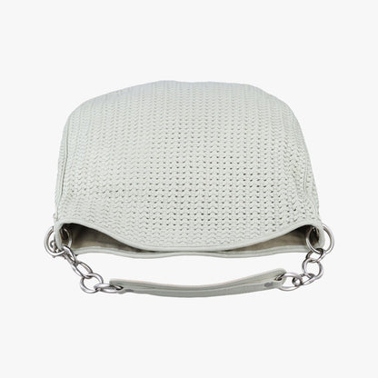 Dior Soft Lady Hobo White Lambskin — view 8