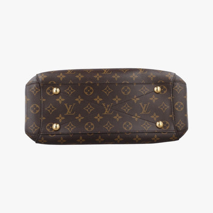 Louis Vuitton Montaigne MM Monogram Brown Canvas Messenger Bag — view 3