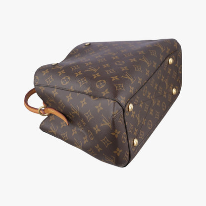 Louis Vuitton Montaigne MM Monogram Brown Canvas Messenger Bag — view 5