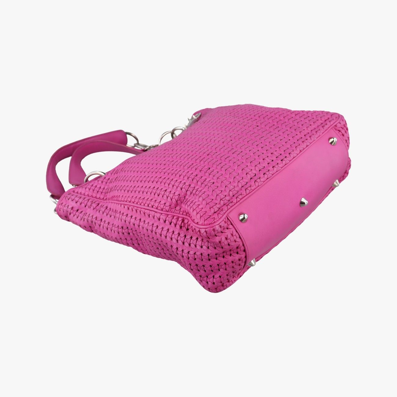 Dior Soft Lady Tote Pink Lambskin — view 7