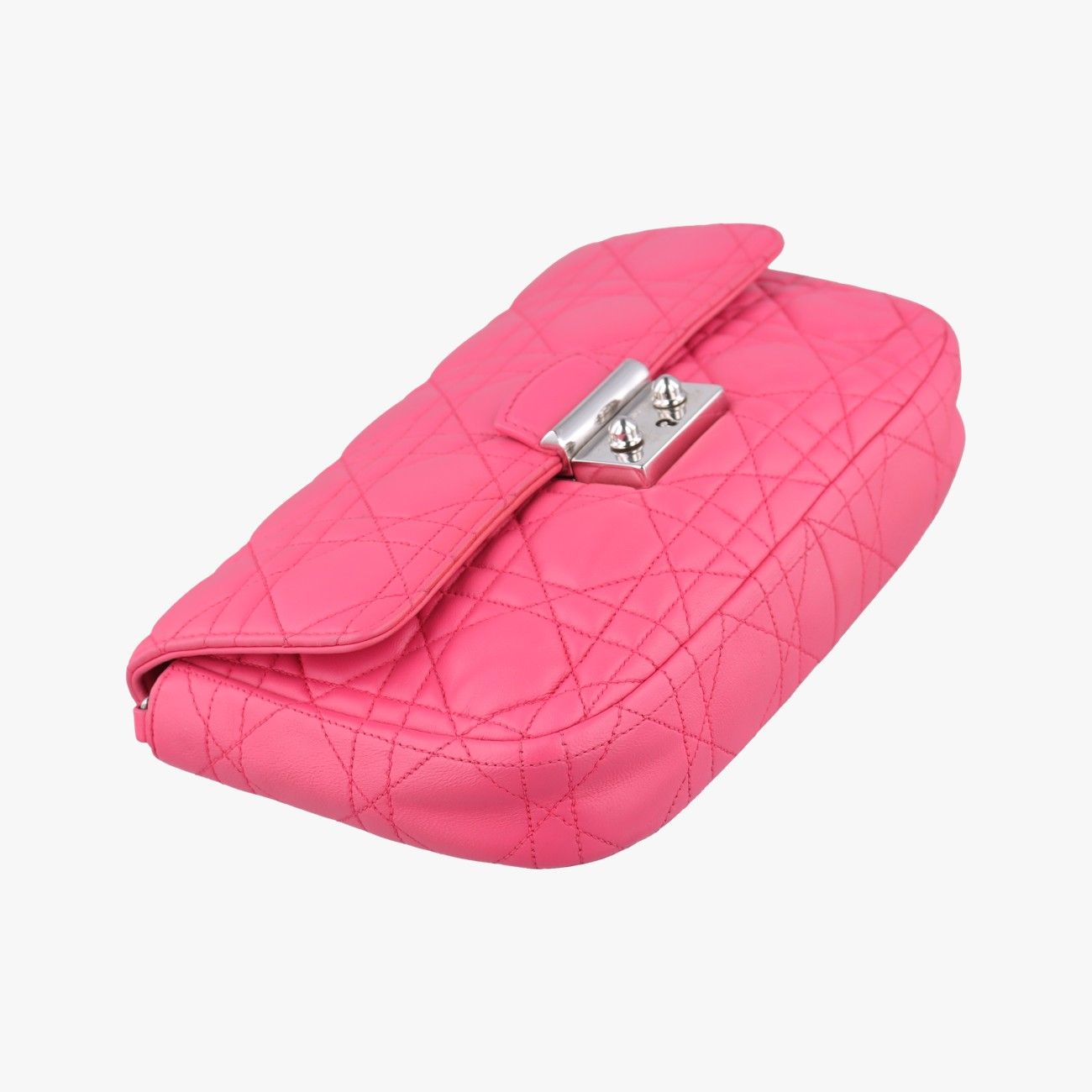 Dior Miss Cannage New Rock Rose Red Lambskin Messenger Bag — view 5