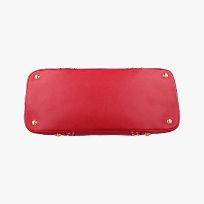 Prada Promenade Studs Red Saffiano Leather 113 10 Messenger Bag — view 3