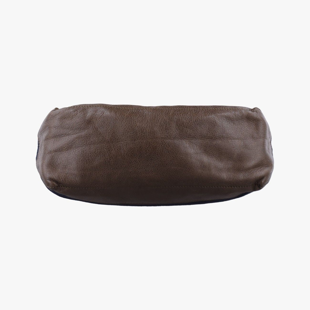 Balenciaga Day Line Navy Brown Canvas Leather .3082 Tote — view 3