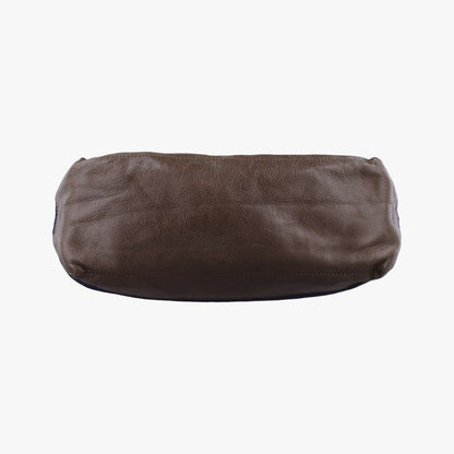 Balenciaga Day Line Navy Brown Canvas Leather .3082 Tote — view 3