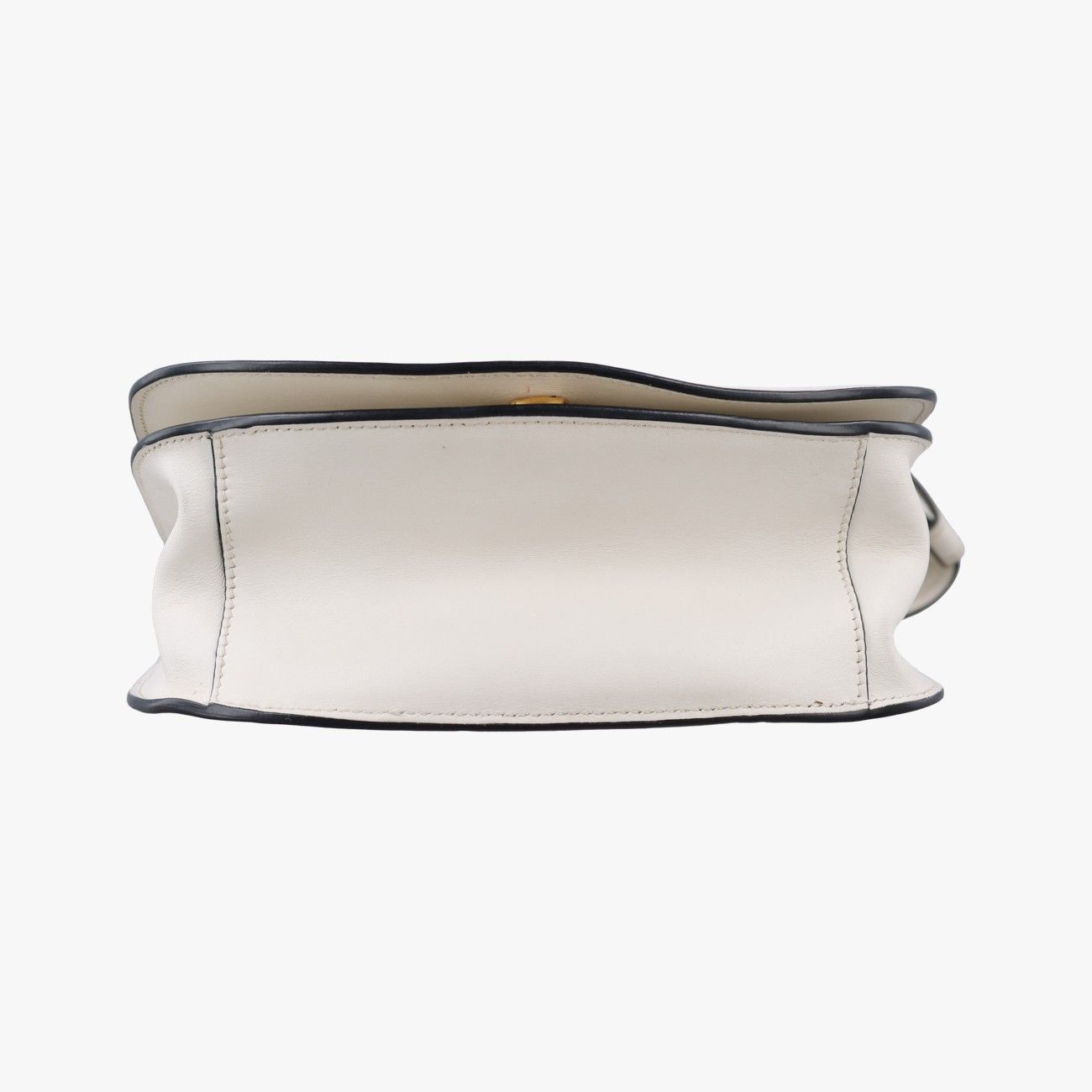 Prada Pioneer White Leather 25 Messenger Bag — view 3