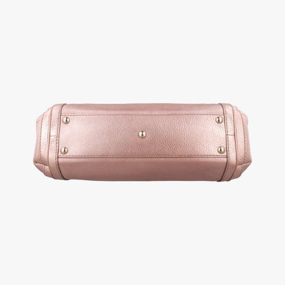 Gucci Bella Pink Leather Messenger Bag — view 3