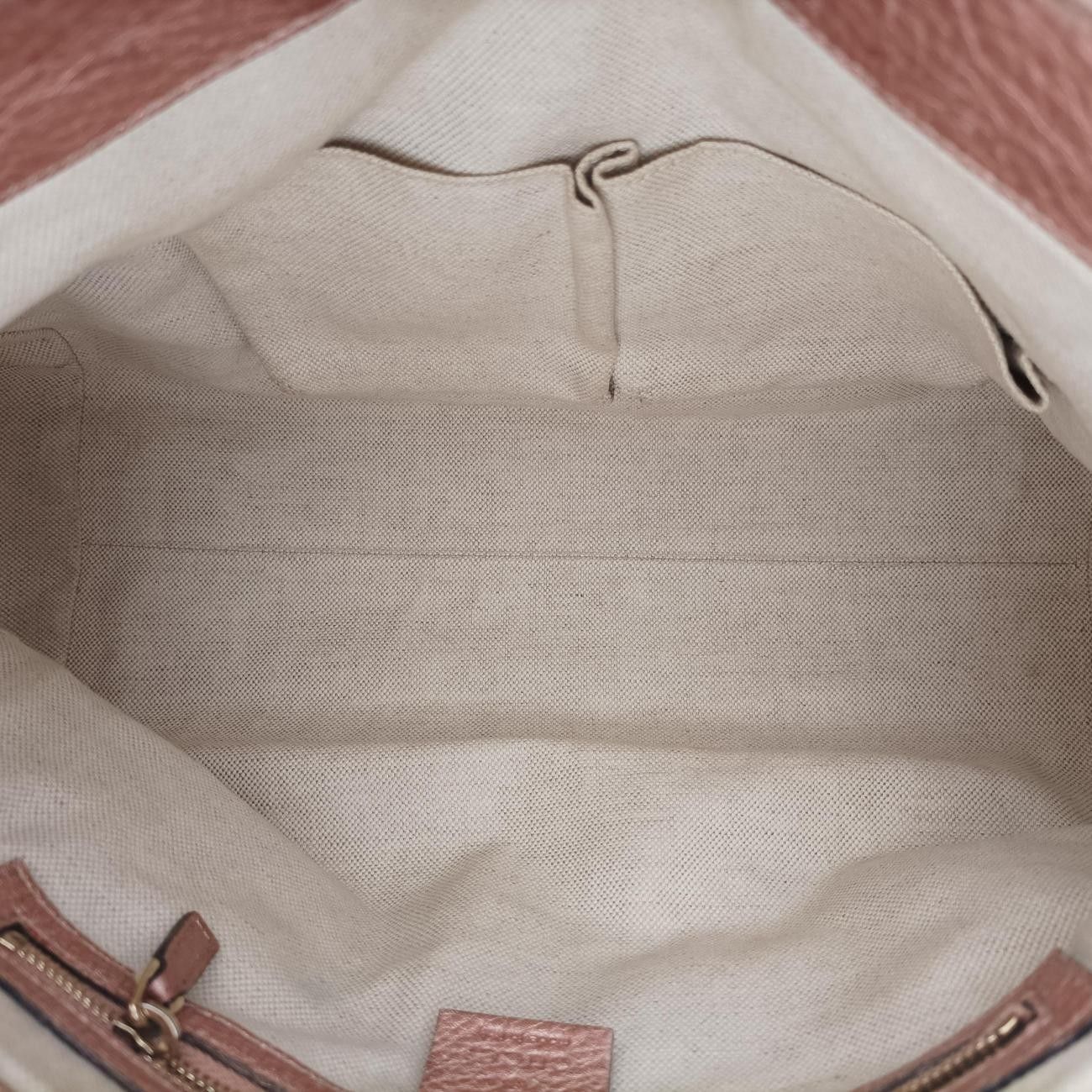 Gucci Bella Pink Leather Messenger Bag — view 9