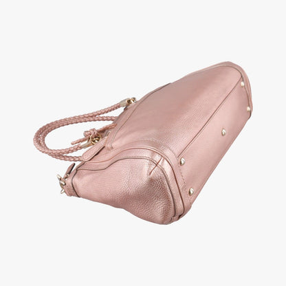 Gucci Bella Pink Leather Messenger Bag — view 5
