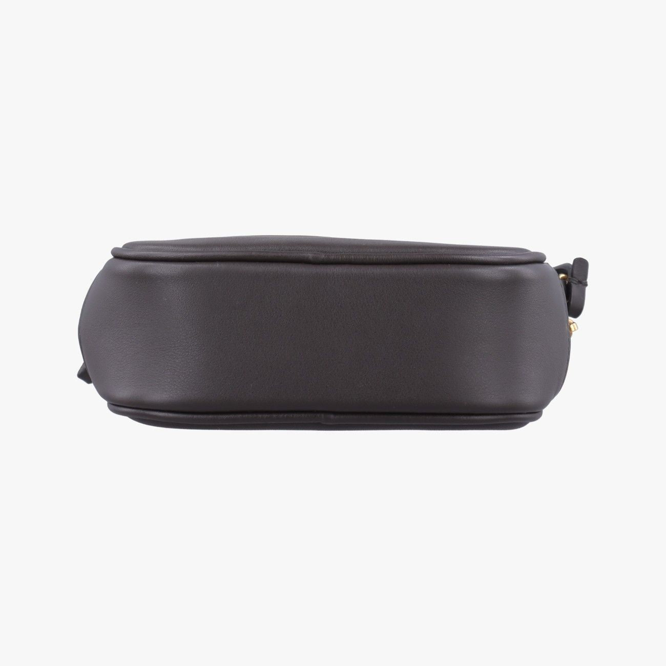 Saint Laurent Yves Blogger Gray Leather Messenger Bag — view 3