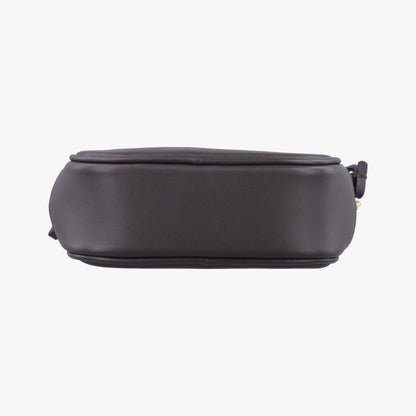 Saint Laurent Yves Blogger Gray Leather Messenger Bag — view 3
