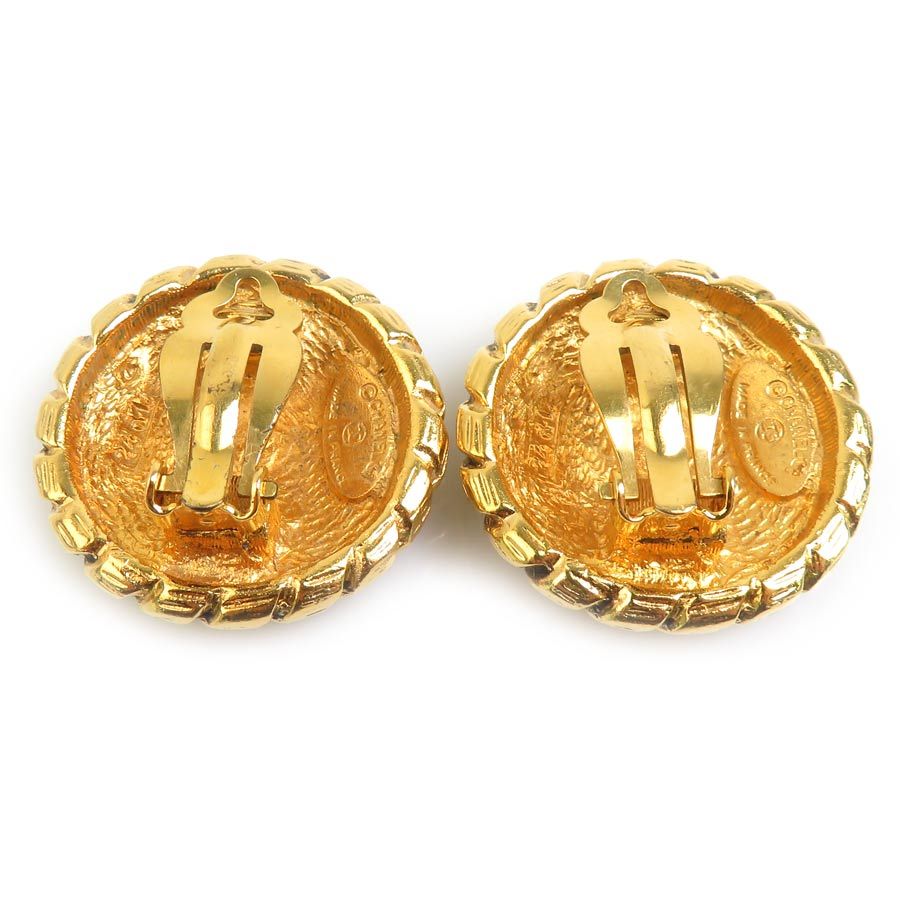 Chanel Earrings Vintee Gold — view 5