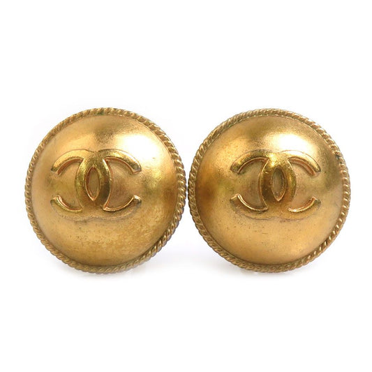 Chanel Earrings Vintee Gold