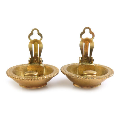 Chanel Earrings Vintee Gold — view 6