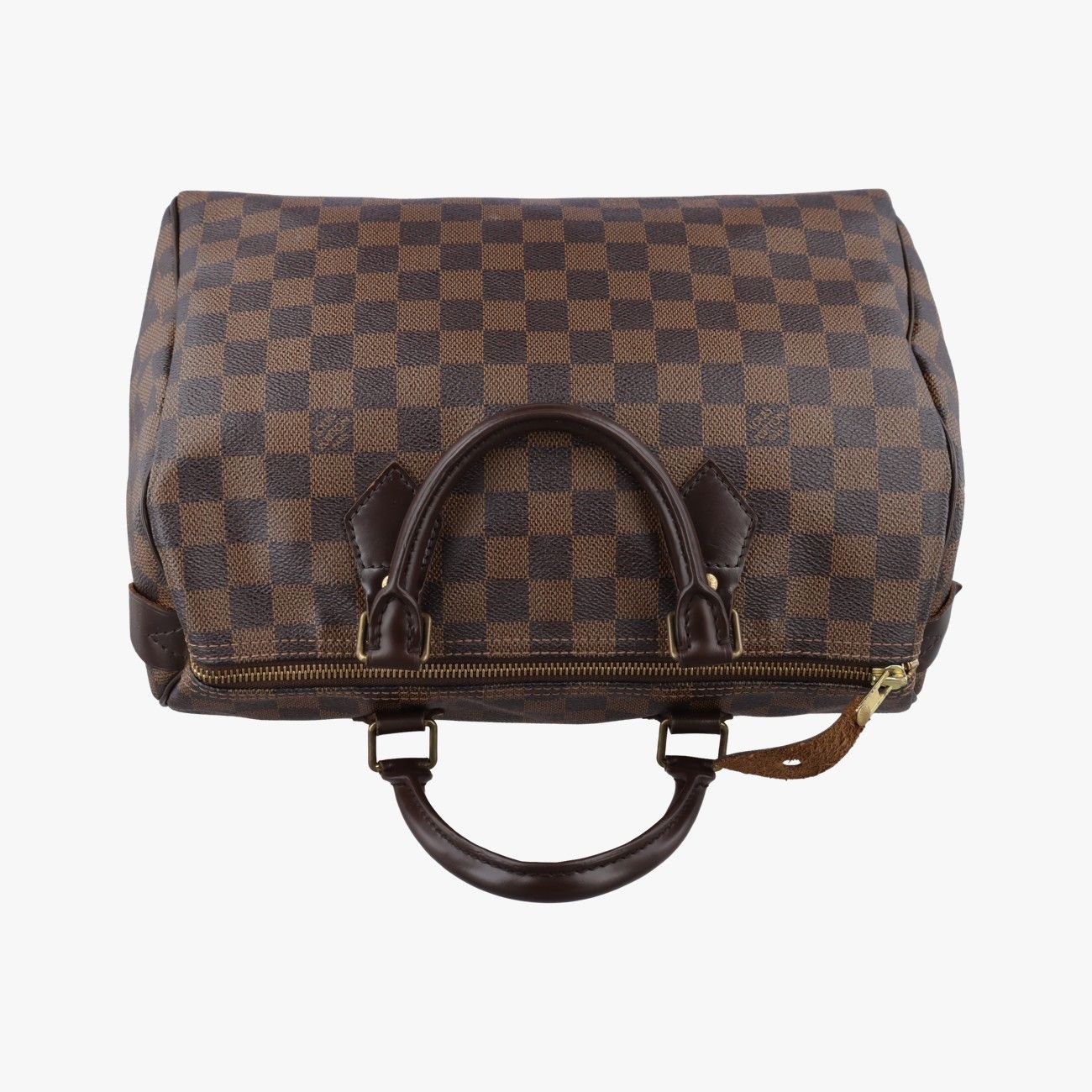 Louis Vuitton Speedy 30 Brown Damier Canvas Handbag — view 8