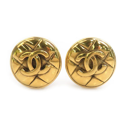 Chanel Earrings Vintee Gold