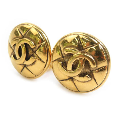 Chanel Earrings Vintee Gold — view 2
