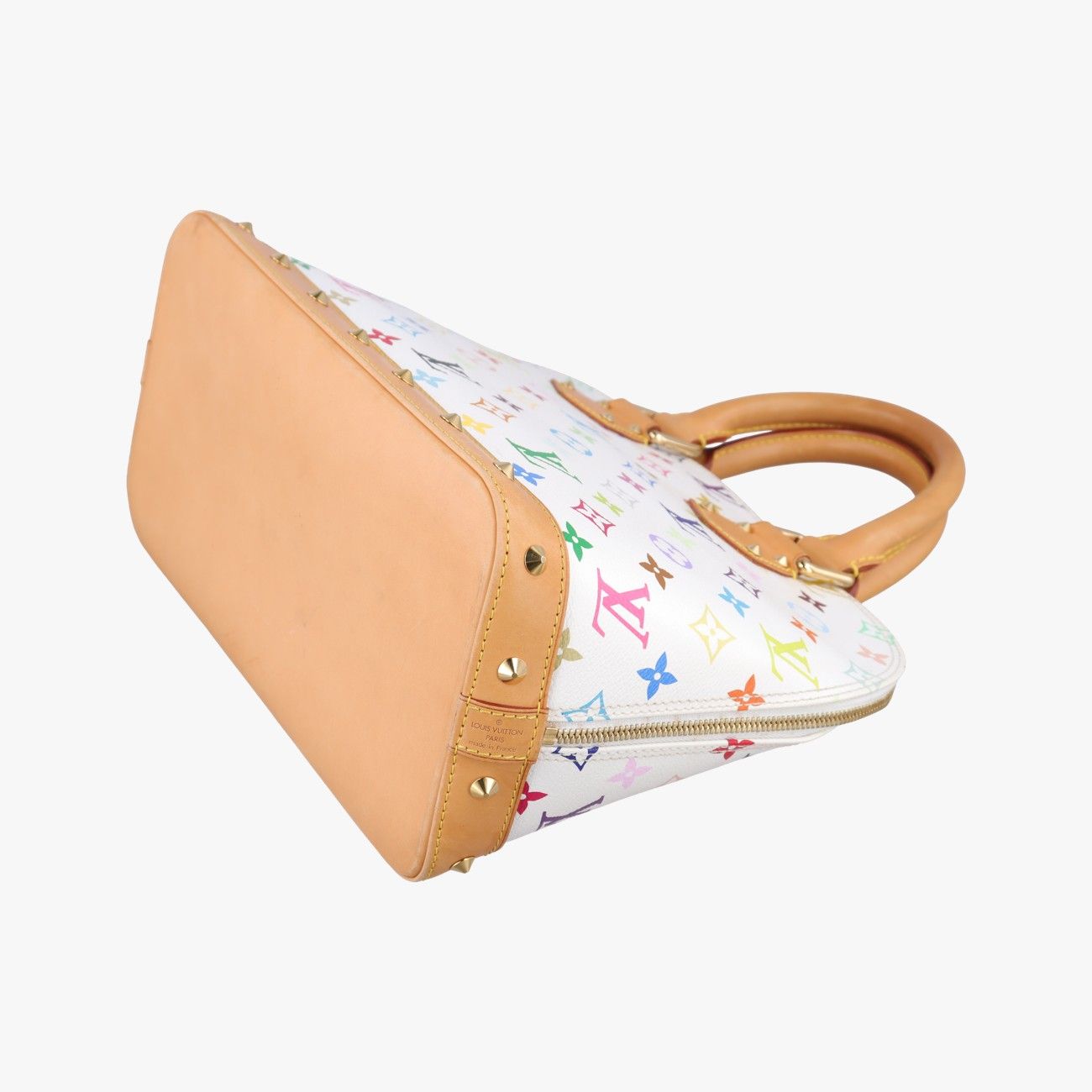 Louis Vuitton Alma PM Blanc Monogram Multicolor Handbag — view 6