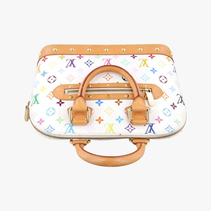 Louis Vuitton Alma PM Blanc Monogram Multicolor Handbag — view 8
