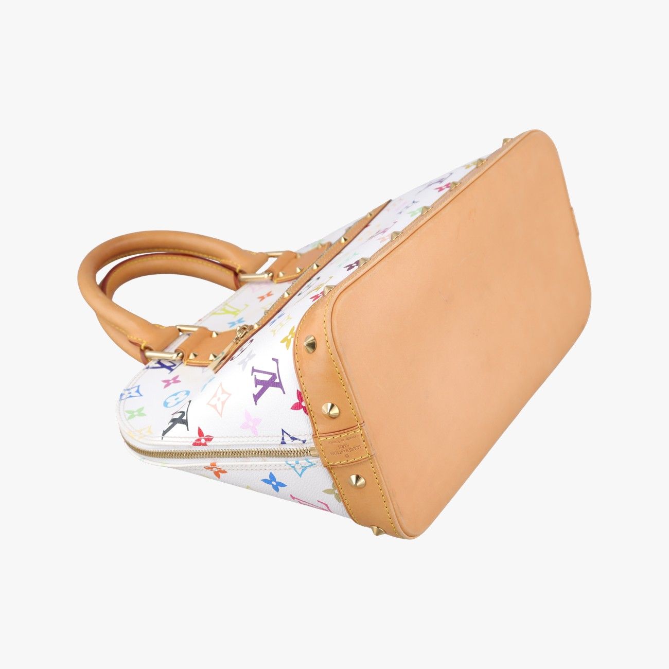 Louis Vuitton Alma PM Blanc Monogram Multicolor Handbag — view 5