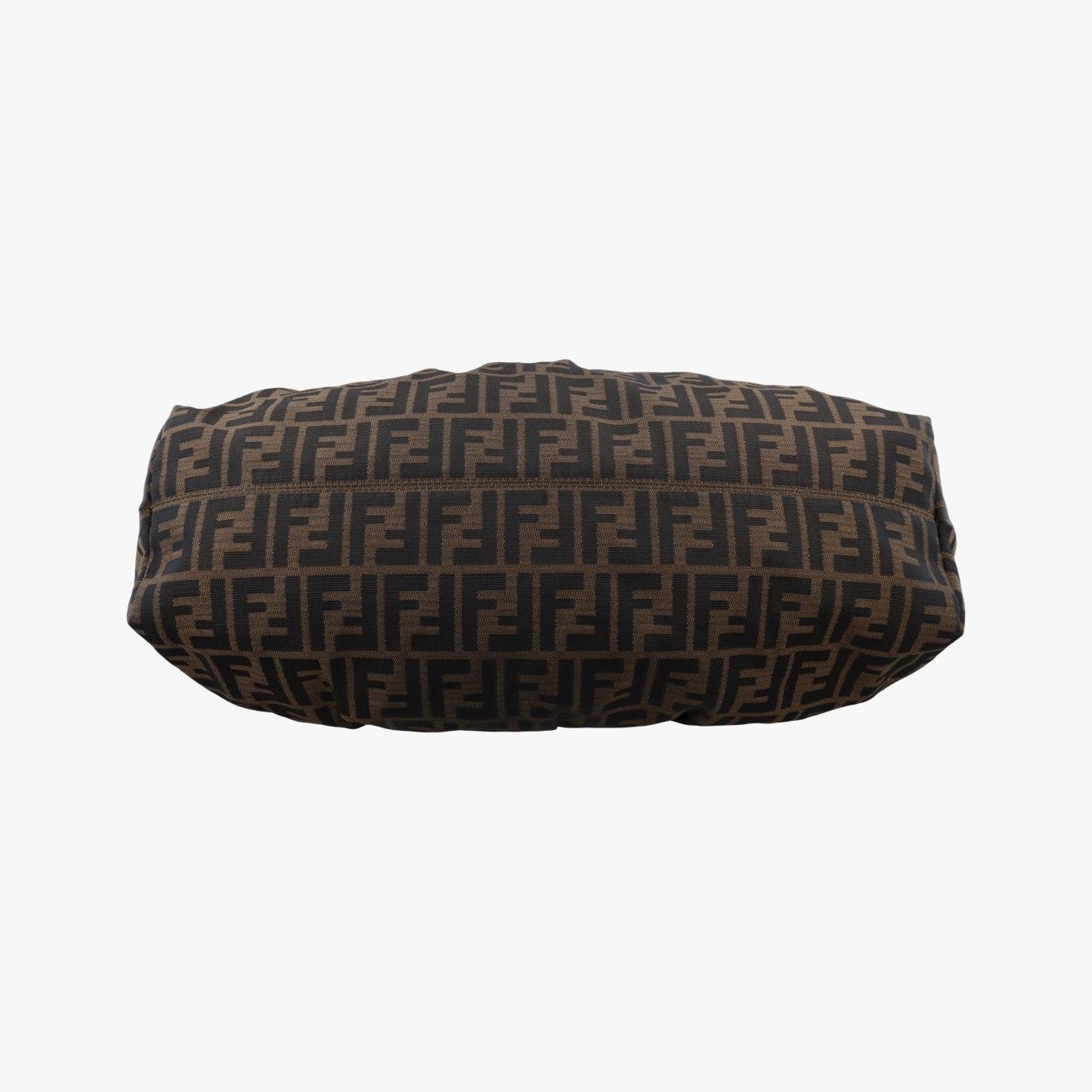 Fendi Zucca Large Chef Brown Canvas Leather Messenger Bag — view 3