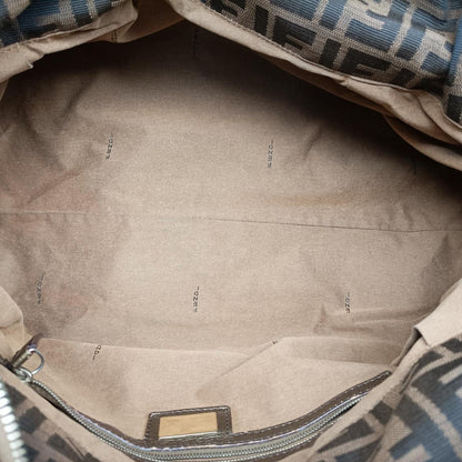 Fendi Zucca Large Chef Brown Canvas Leather Messenger Bag — view 9