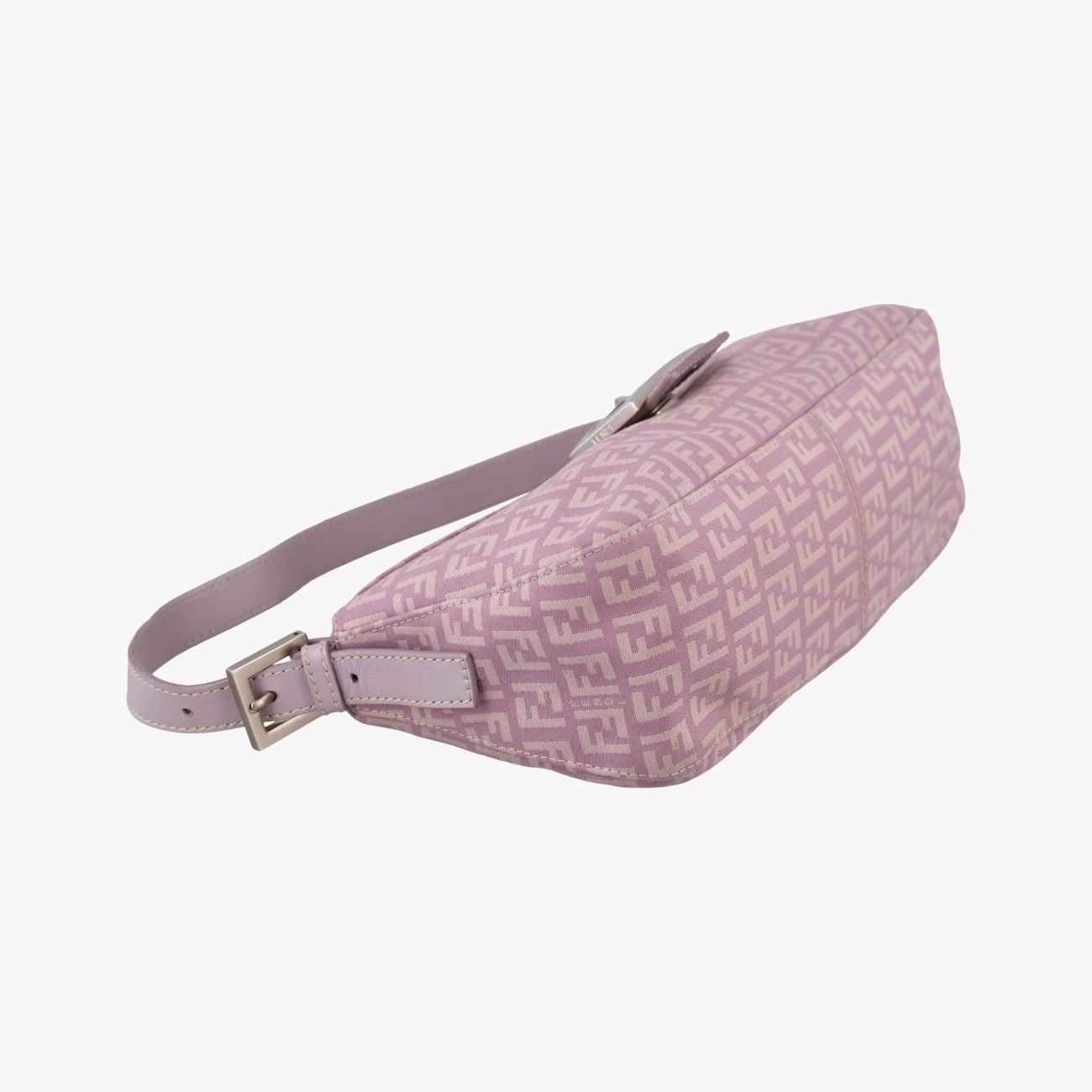 Fendi Mamma Bucket Pink Canvas Handbag — view 5